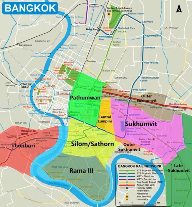 Bankok map